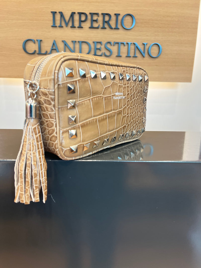 Wanda Tachas  Plata Piel Coco Beige