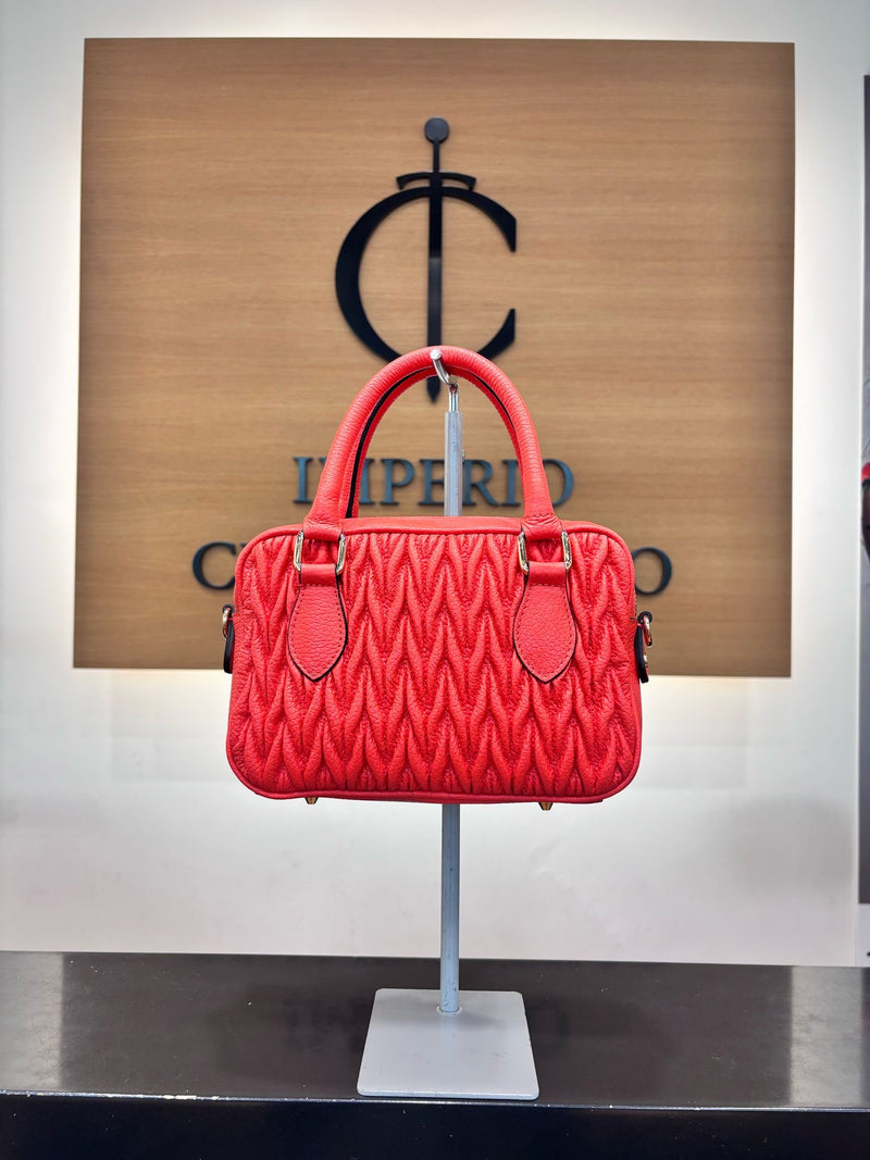 Bolso Mandy Piel Rojo