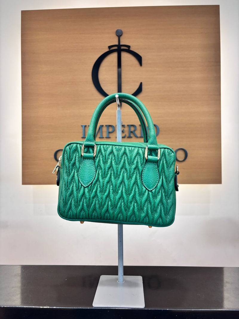 Bolso Mandy Piel Verde