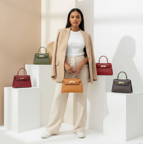 Bolso Sol Piel Camel