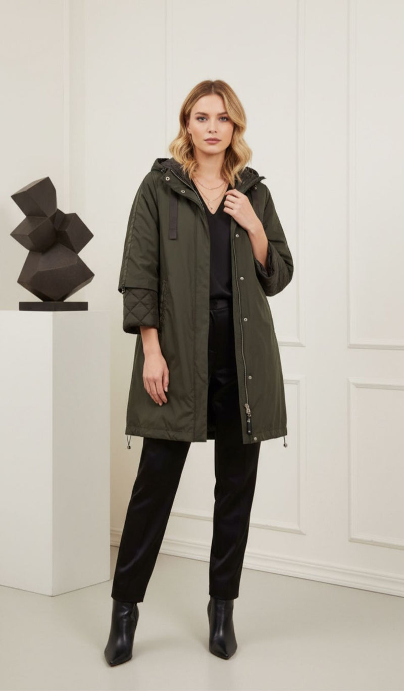 Parka  Capa Nylon Verde