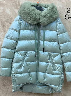 Anorak Zips Nylon Verde Claro