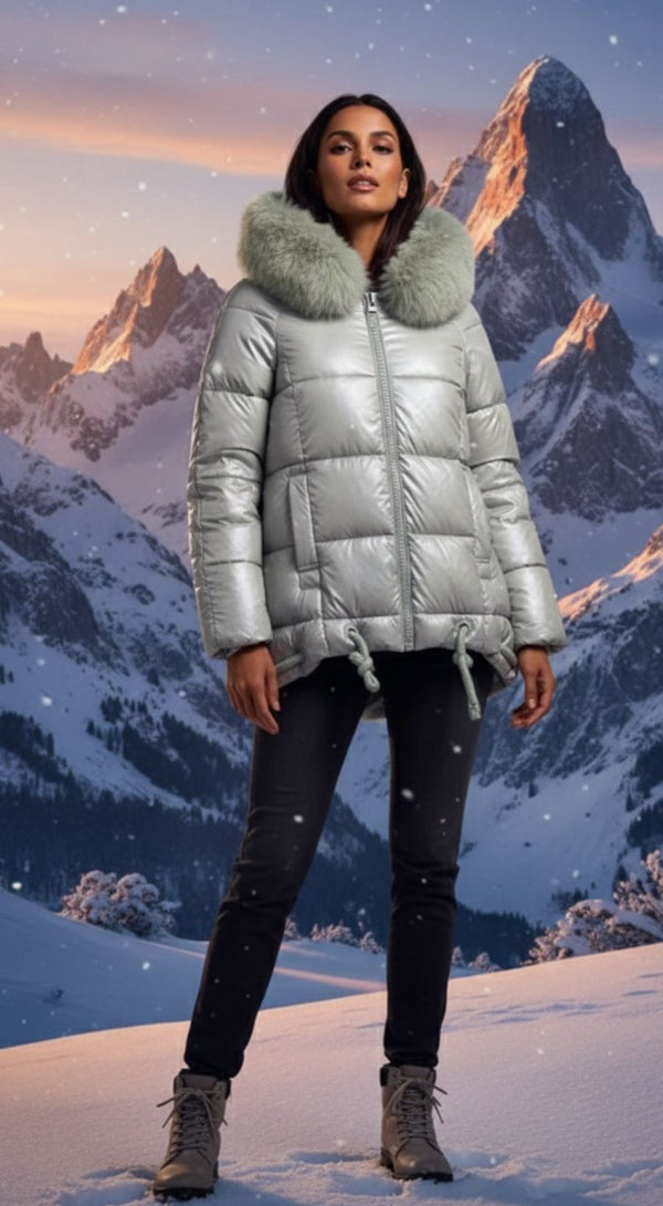 Anorak Corde Nylon Verde Claro