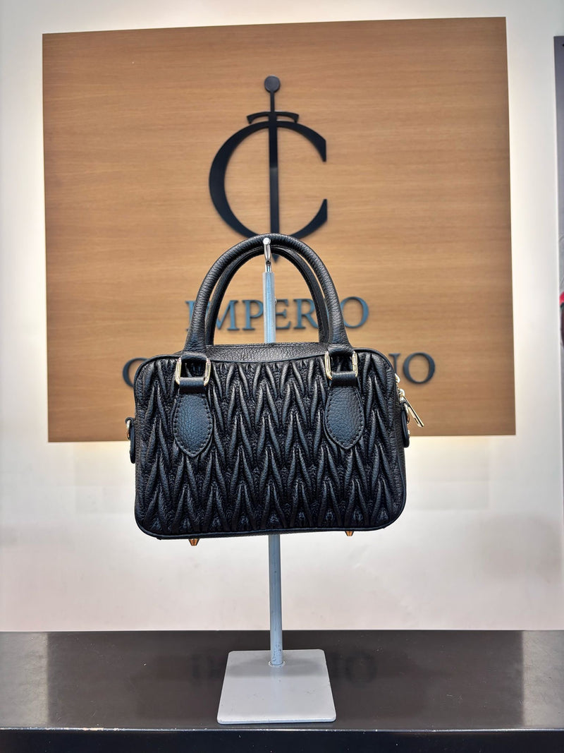 Bolso Mandy Piel Negro