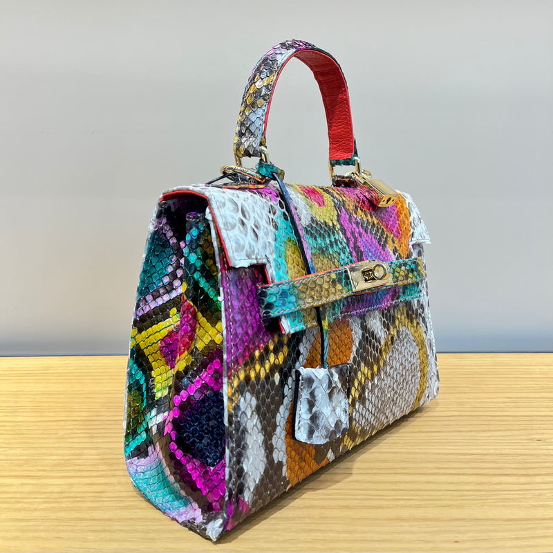 Bolso  Luna Medium  Pitón Multicolor