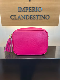 Bolso Wanda M Piel Fucsia