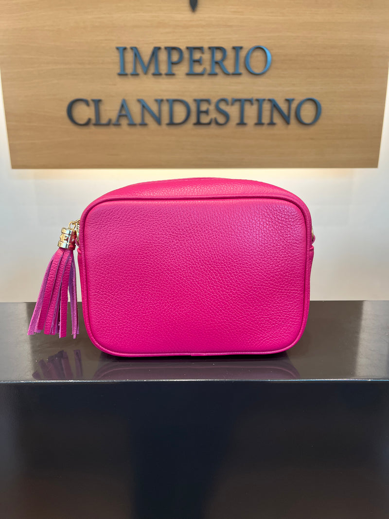 Bolso Wanda M Piel Fucsia