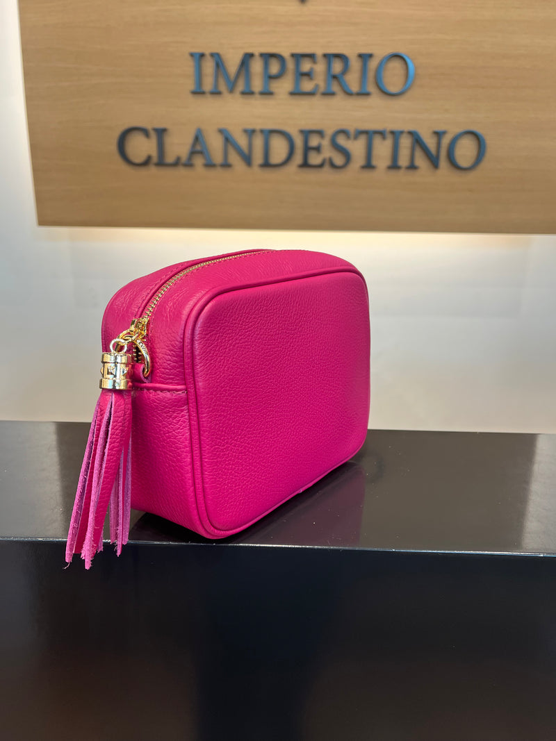 Bolso Wanda M Piel Fucsia