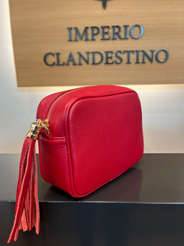 Bolso Wanda M Piel Rojo