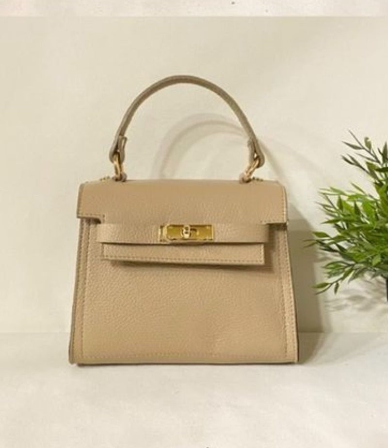 Bolso Sol  médium Piel Beige