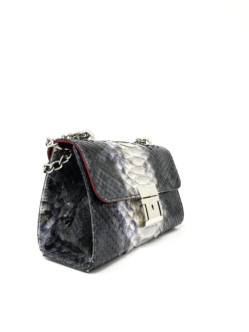 Bolso Victoria Small Pitón Gris Nacar