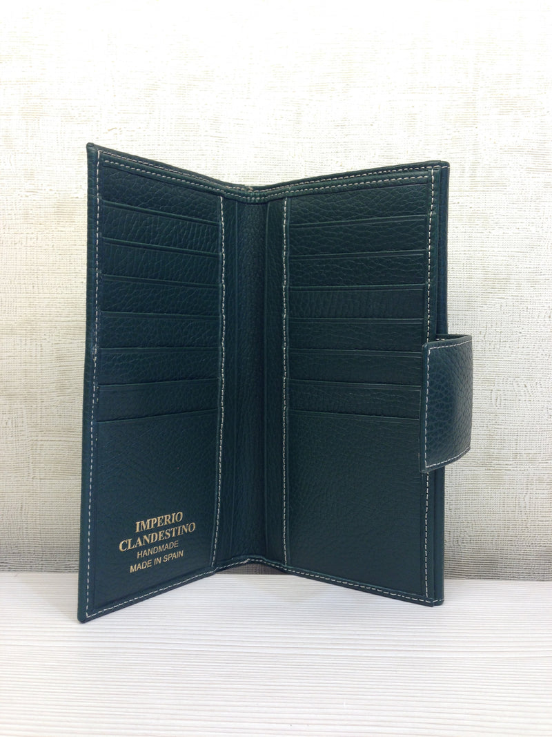 Cartera Lidia Piel Verde