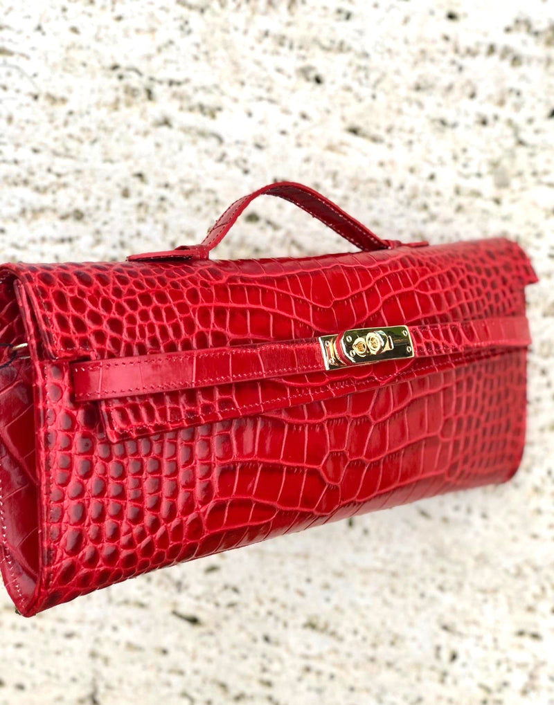 Bolso Star Big Piel Coco Rojo