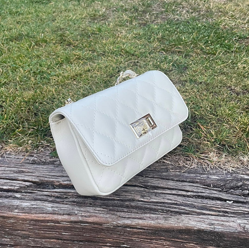 Bolso Michelle Mini Piel Beige