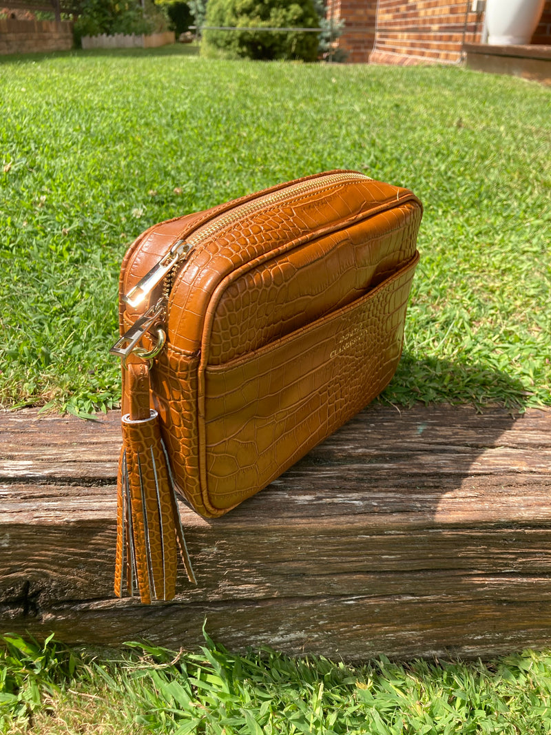Bolso Wanda Pocket Piel Coco Cuero