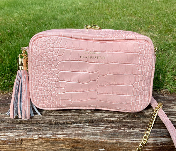 Bolso Wanda Piel Coco Pink