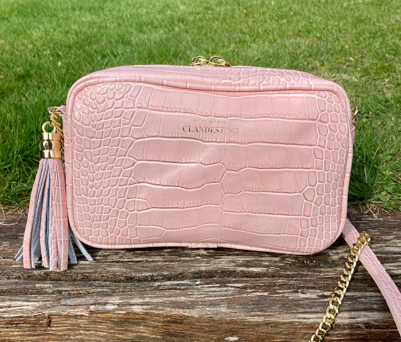 Bolso Wanda Piel Coco Pink