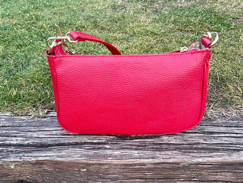 Bolso Marni Cadena Piel Rojo