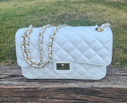 Bolso Michelle Médium Piel Blanco