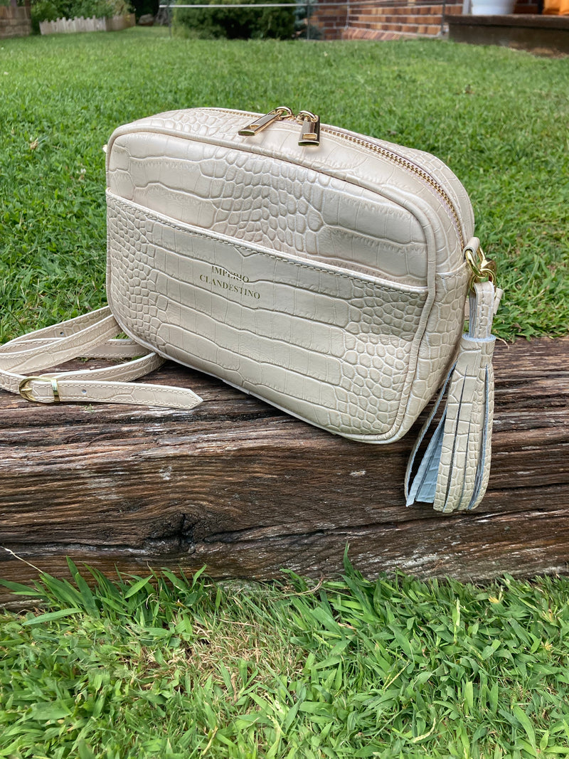 Bolso Wanda Pocket Piel Coco Beige