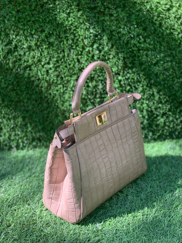 Bolso Cindy Piel Coco Beige