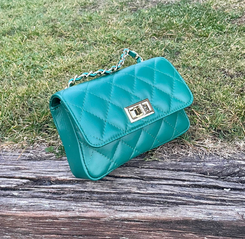 Bolso Michelle Mini Piel Verde