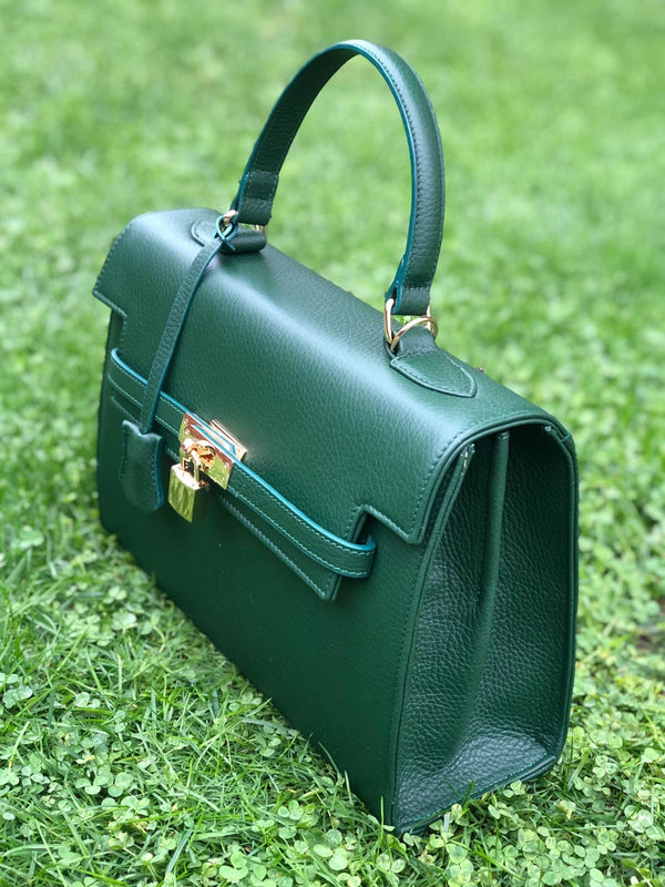 Bolso  Luna Big Piel Verde