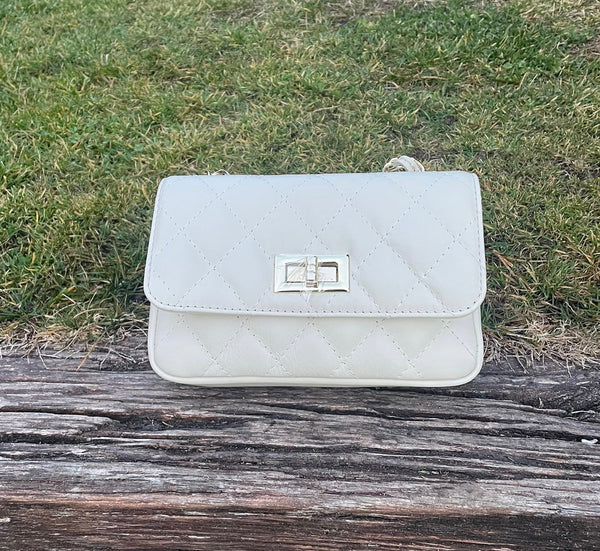 Bolso Michelle Mini Piel Beige