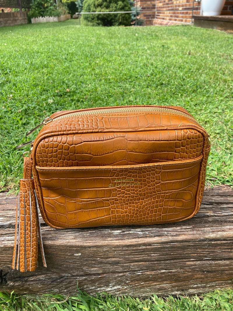Bolso Wanda Pocket Piel Coco Cuero
