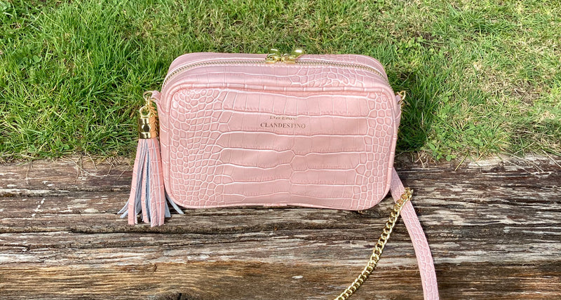Bolso Wanda Piel Coco Pink