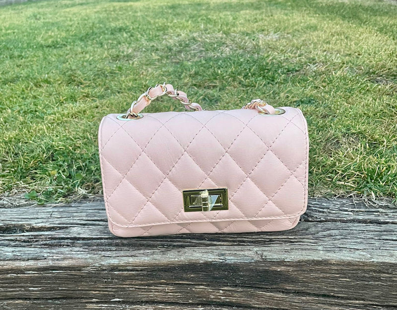 Bolso Michelle Mini Piel Rosa Palo