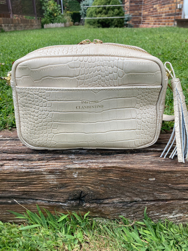 Bolso Wanda Pocket Piel Coco Beige