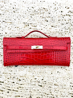 Bolso Star Big Piel Coco Rojo