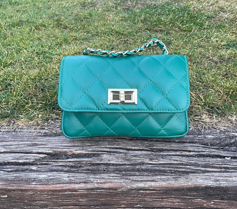 Bolso Michelle Mini Piel Verde