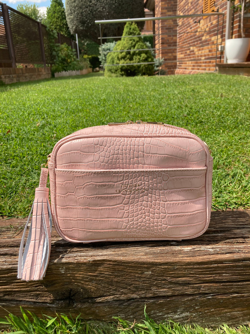 Bolso Wanda Pocket Piel Coco Nude