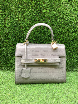 Bolso  Luna Medium  Piel Coco Gris