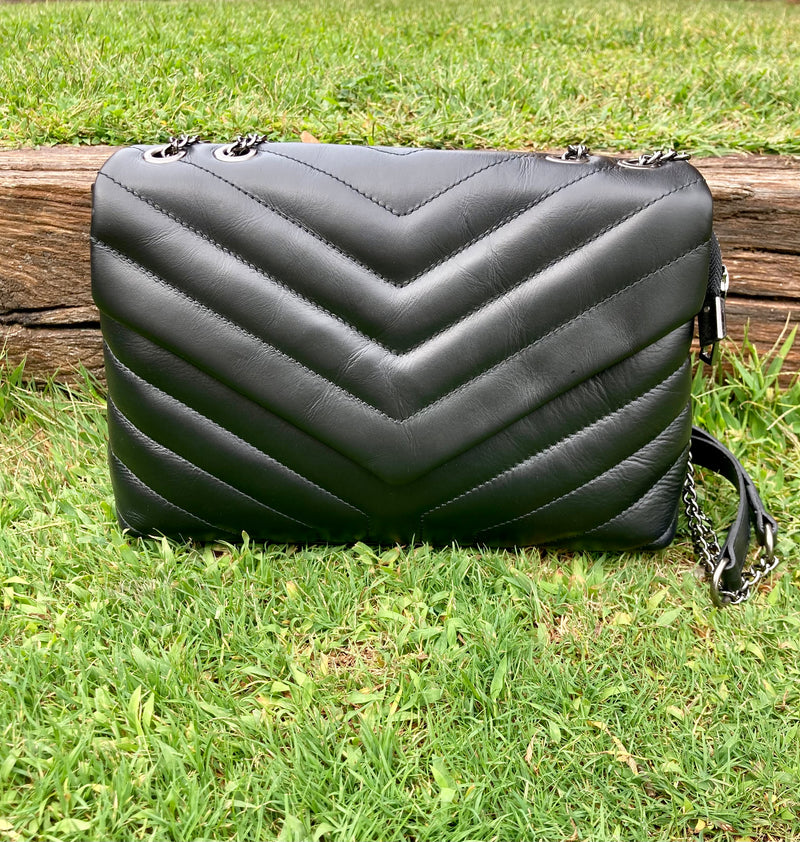 Bolso Lisa Piel Negro